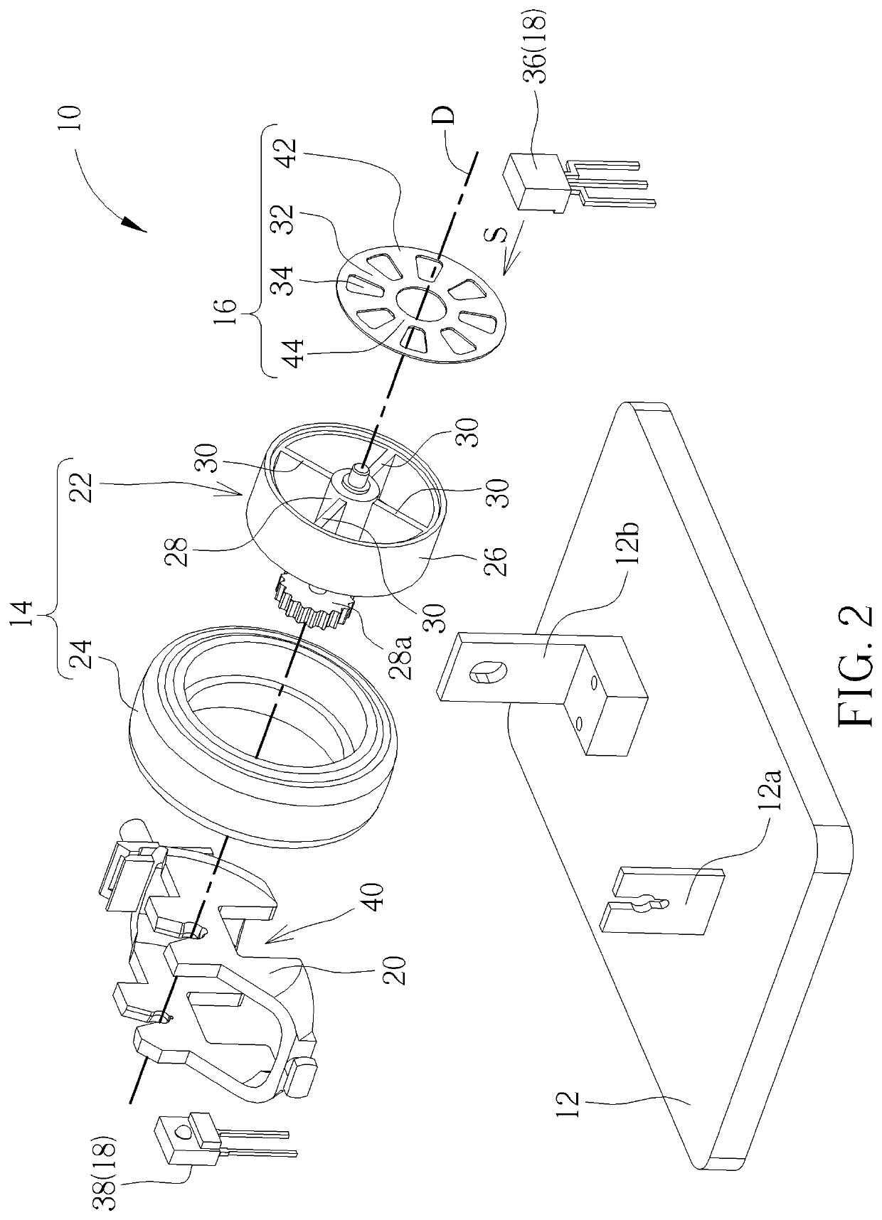 Wheel device applied to a mouse