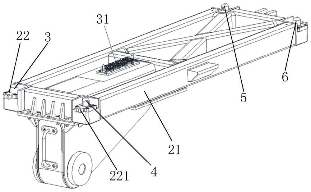 Connecting structure suitable for missile launcher loading