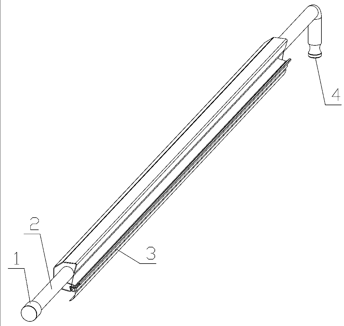 Environment-friendly light paste scraping device