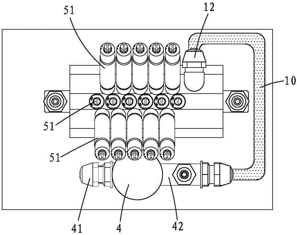 Code-spurting marking machine jet printing head