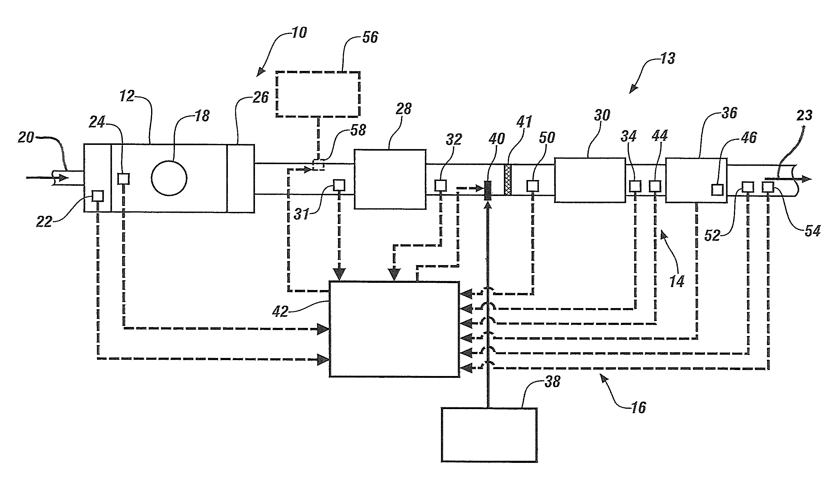 Exhaust diagnostic system and method with SCR NH3 depletion cleansing mode for initial step in the def quality service healing test