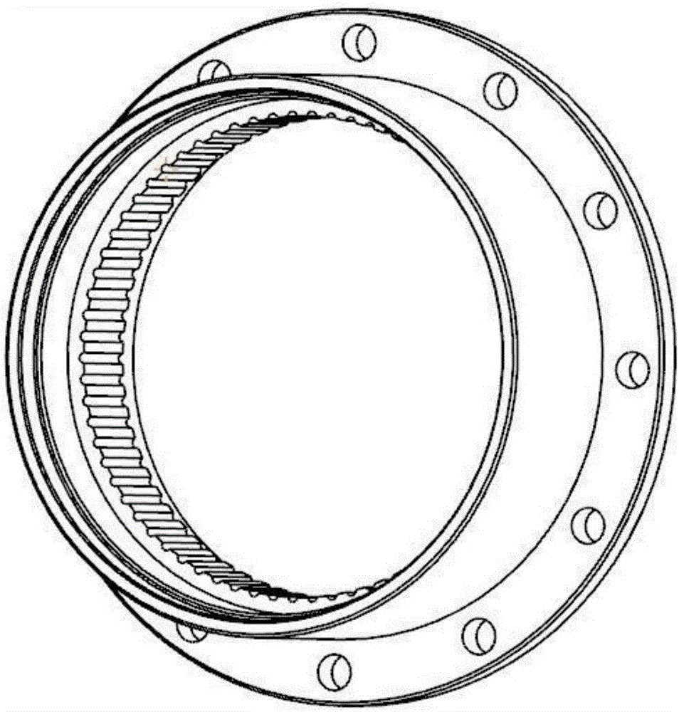 Machining technology for internal gear of precision planetary reducer with small tooth difference