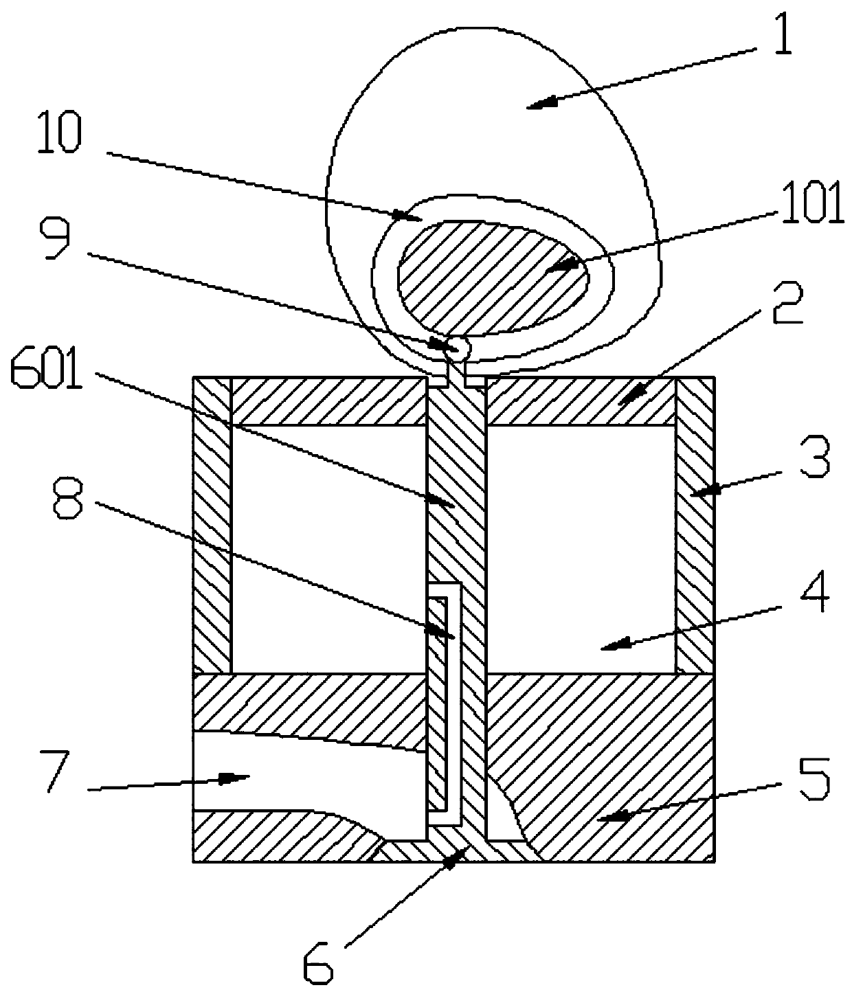 A high-efficiency air intake mechanism for an engine