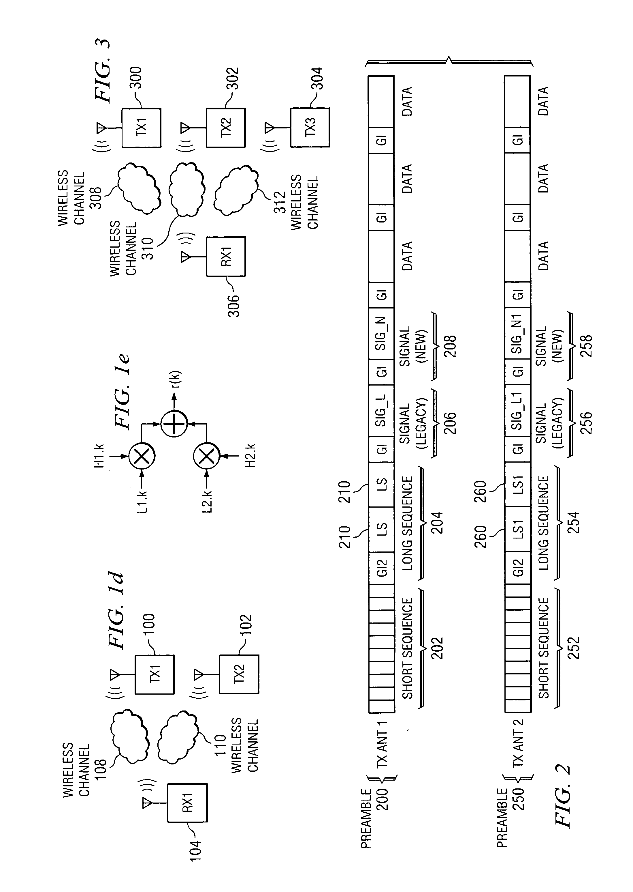 Scalable and backwards compatible preamble for OFDM systems