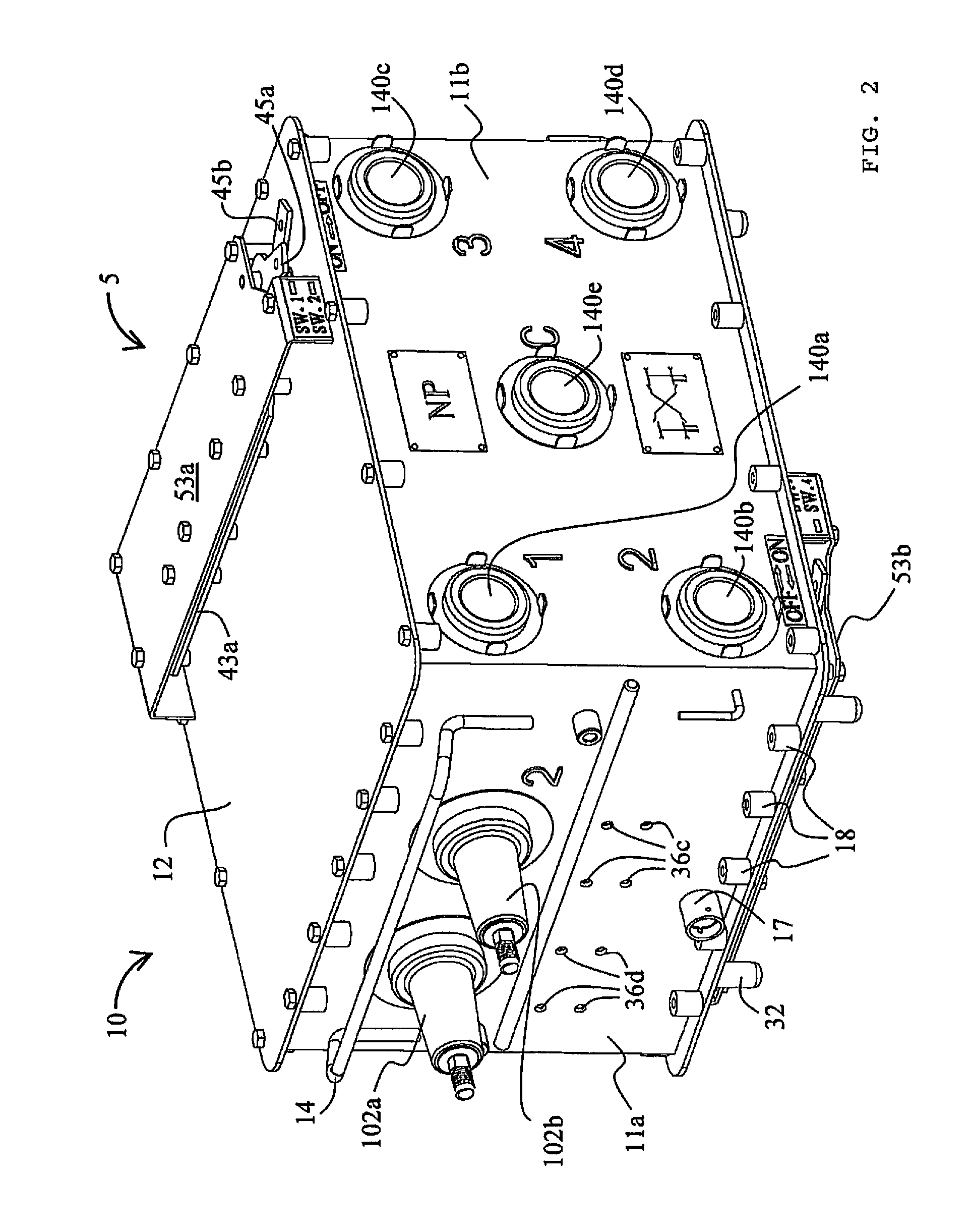 Vacuum interrupter switch for power distribution systems