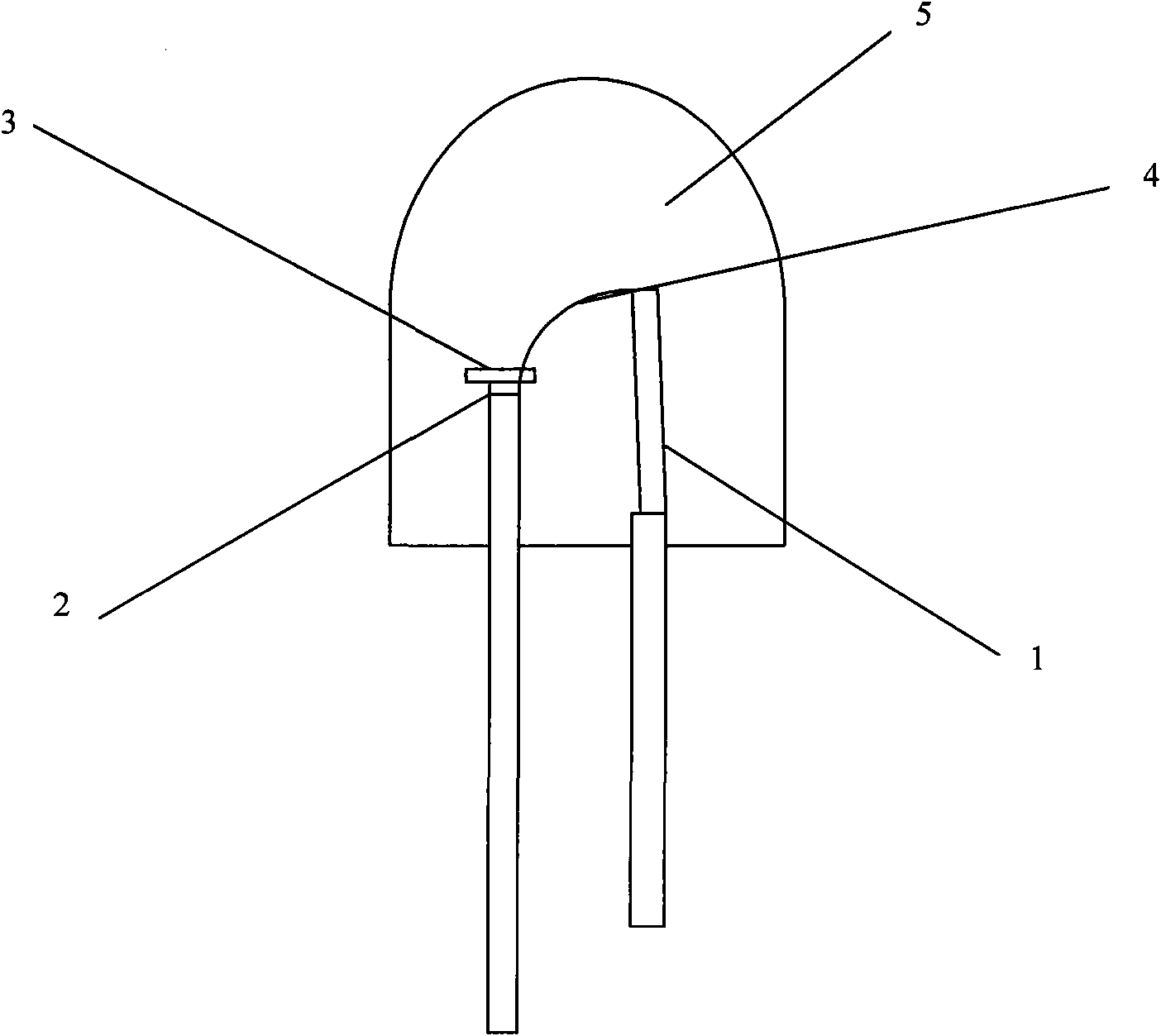 Method for manufacturing white light LED by single crystals