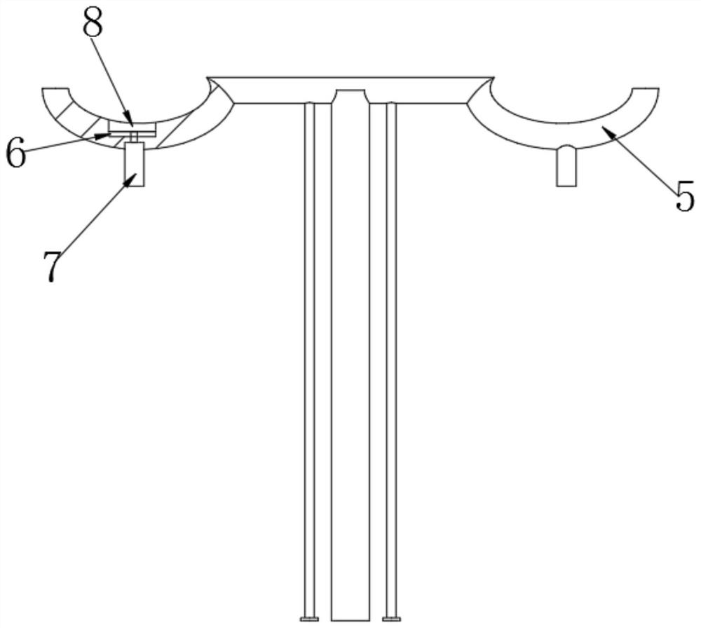 Movable support frame for medical nursing