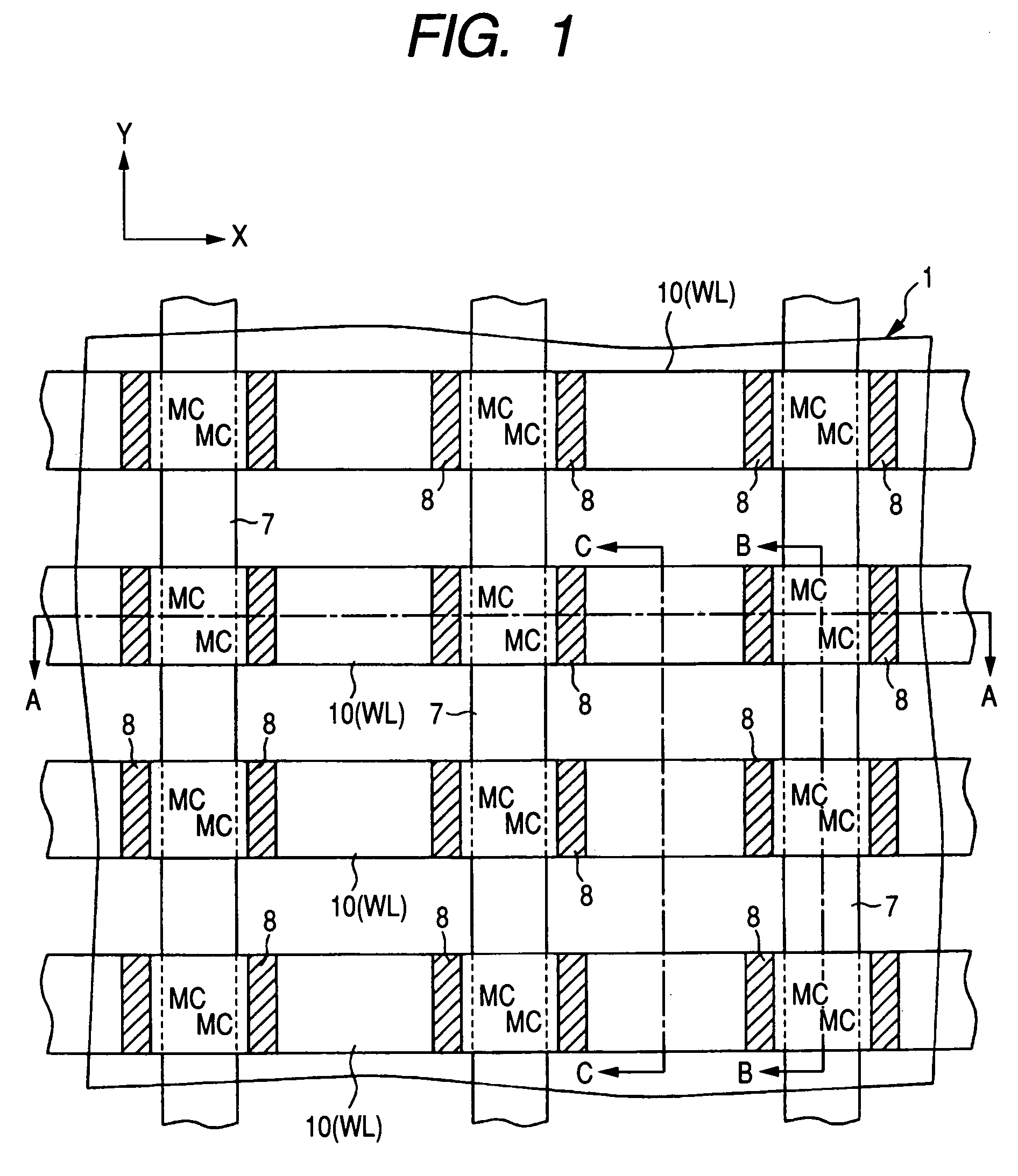 Nonvolatile semiconductor memory device and a method of the same