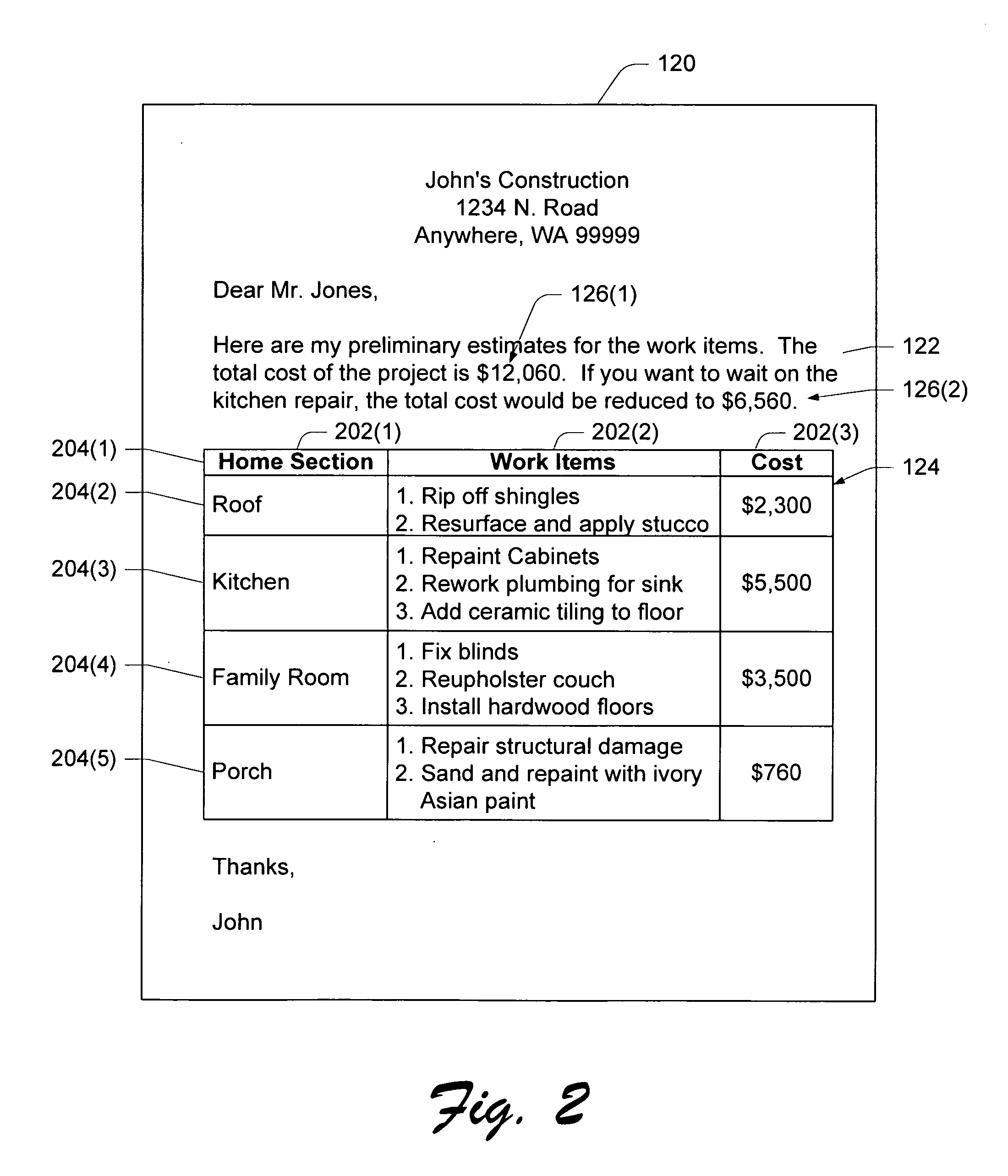 Spreadsheet fields in text