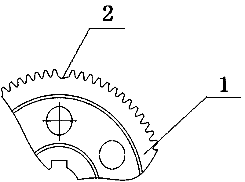 Large spur gear online welding repairing process