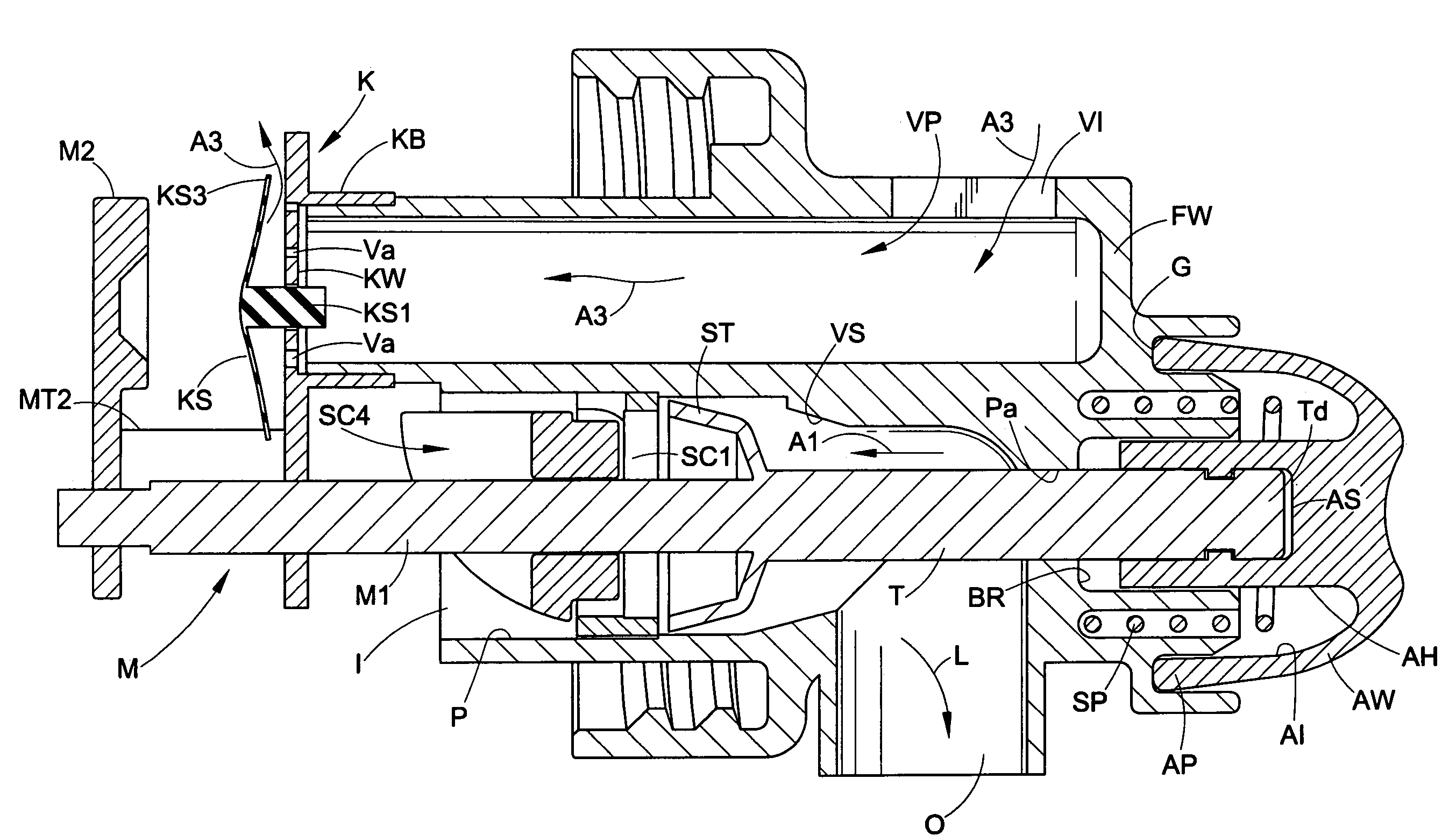 Vented valve