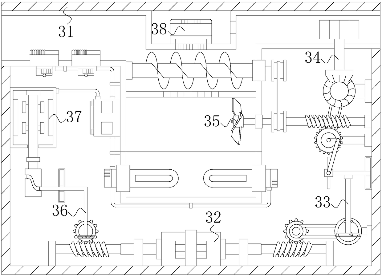 Device for removing water from waste combustion tail gas