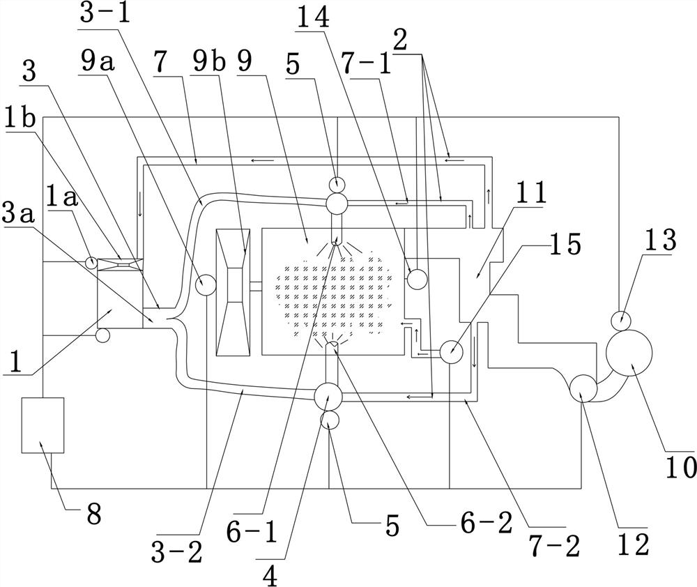 Composite combustion circulating fluidized bed