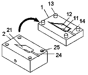 Mould capable of preventing cold shrinkage for excavator shovel head tip precision casting