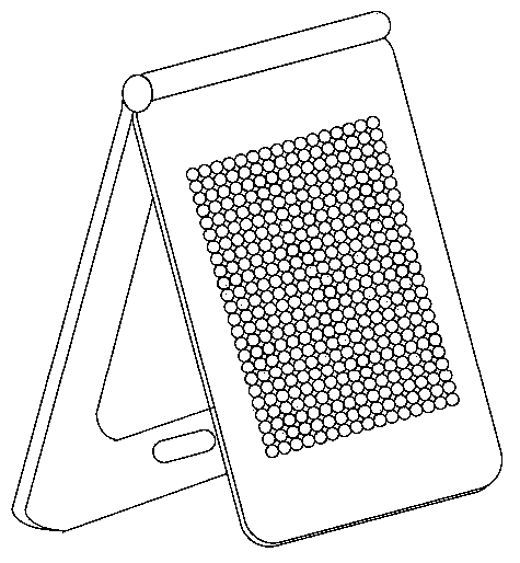 Portable device and method capable of switching two-dimensional display and three-dimensional display