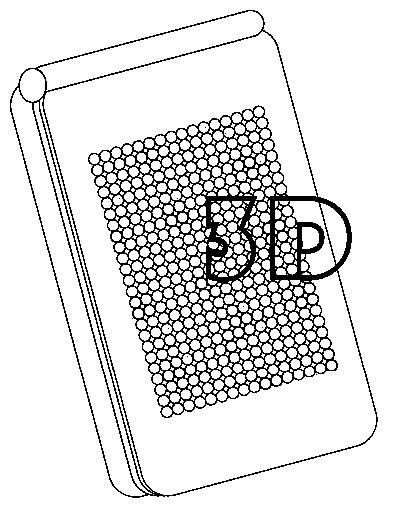 Portable device and method capable of switching two-dimensional display and three-dimensional display