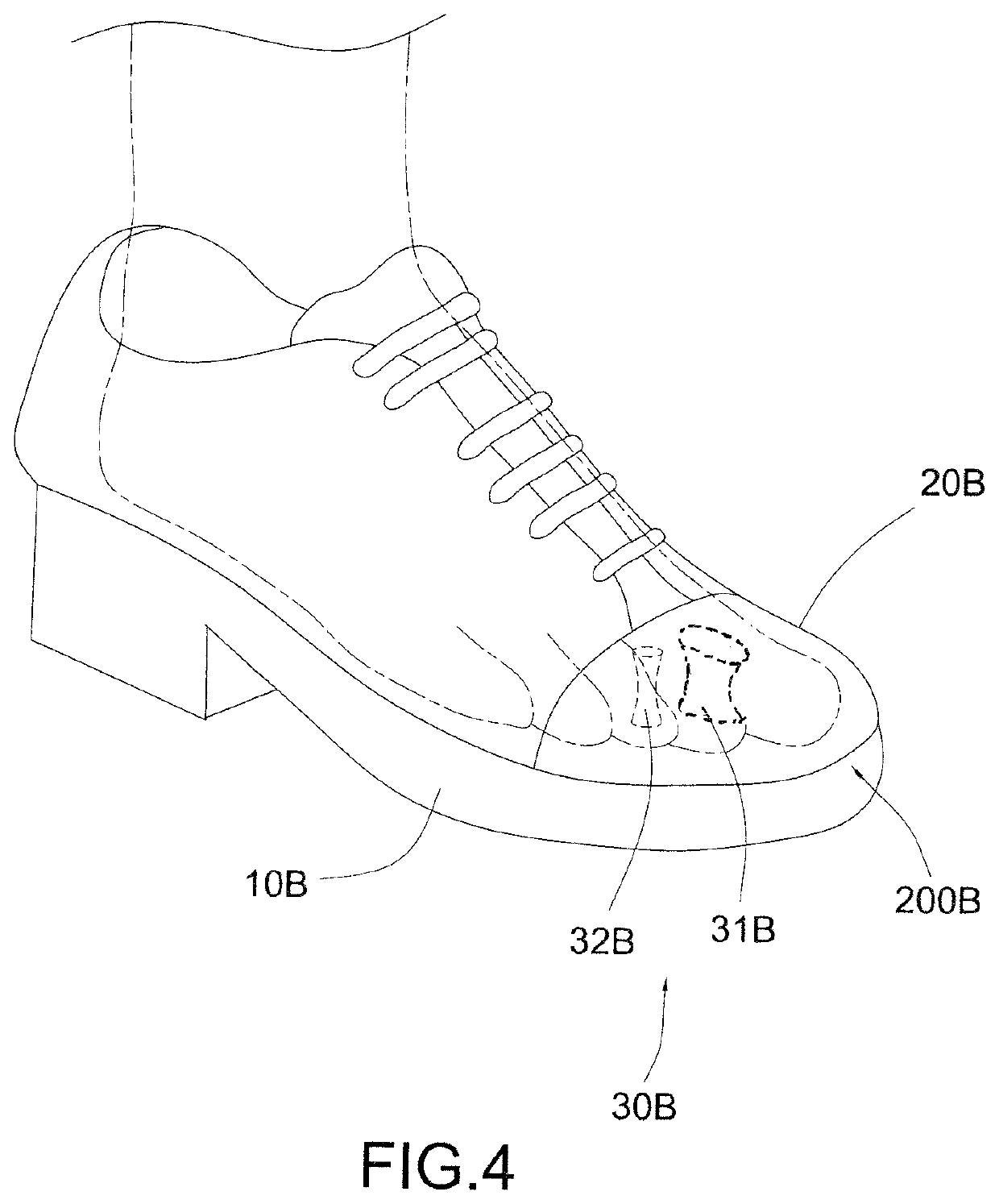 Toe guider device for footwear