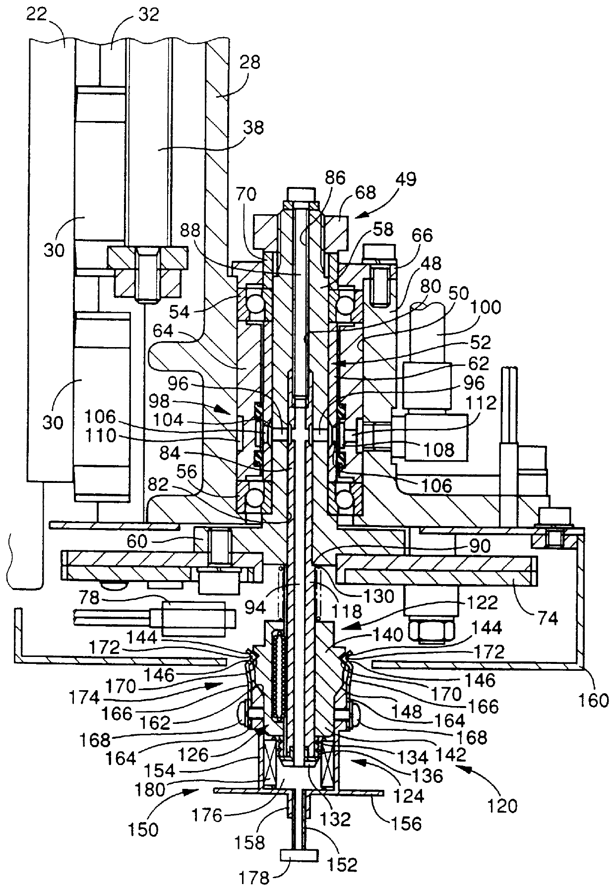 Electronic-component mounting head, electronic-component mounting apparatus, and electronic-component mounting method