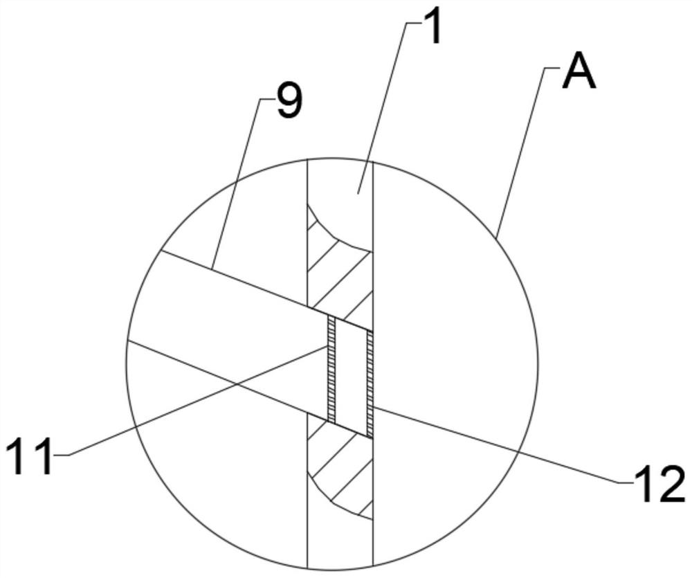 Concrete stirring device for construction