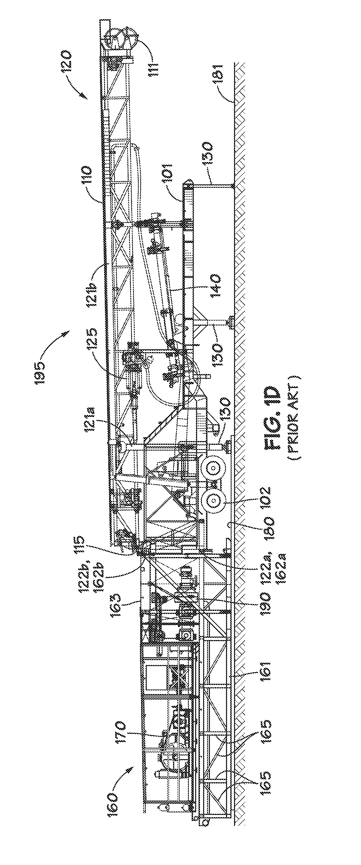 Collapsible substructure for a mobile drilling rig