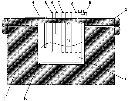 Corrosion scaling experiment detection system and method in geothermal water heat exchange process