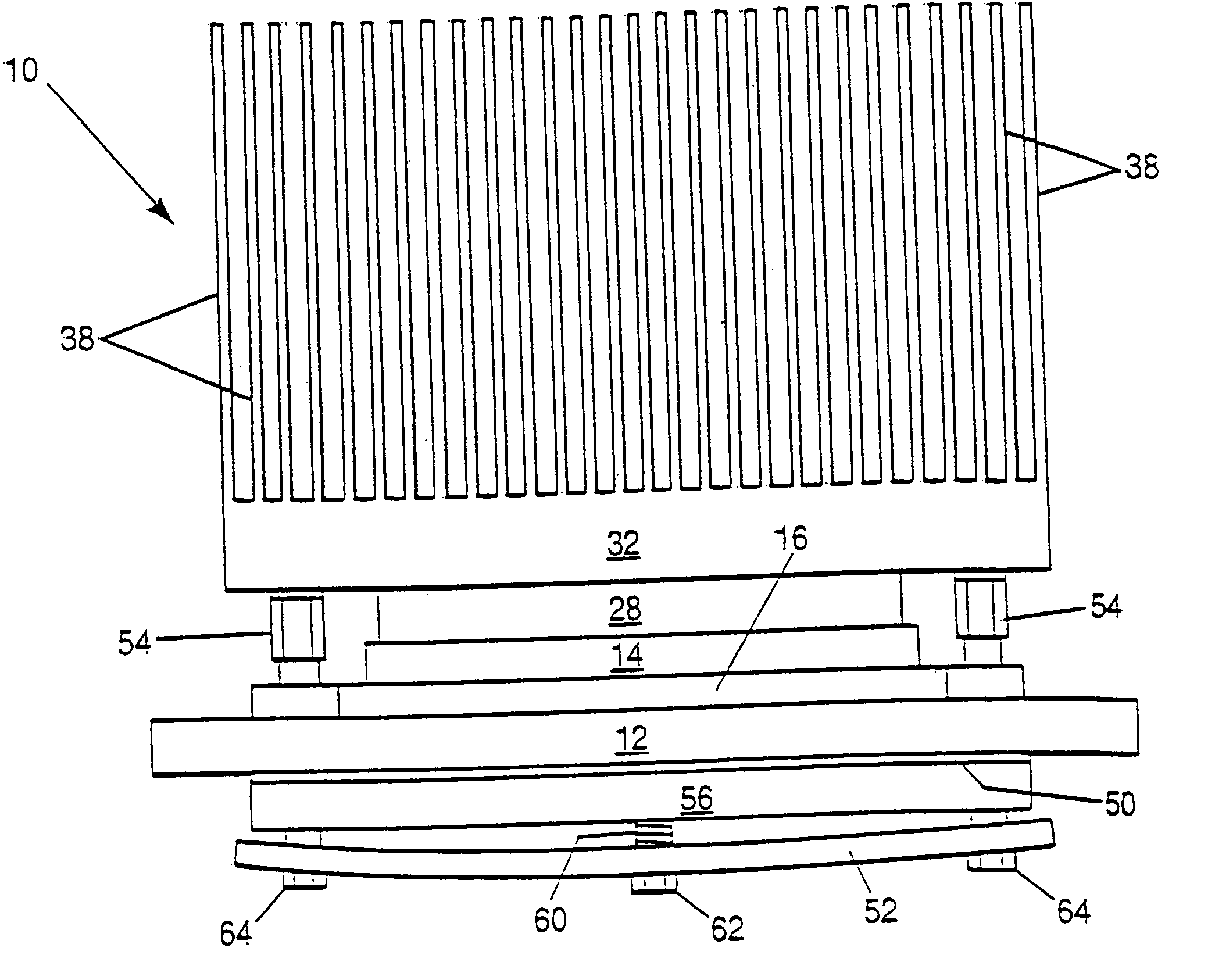 Structure for controlled shock and vibration of electrical interconnects