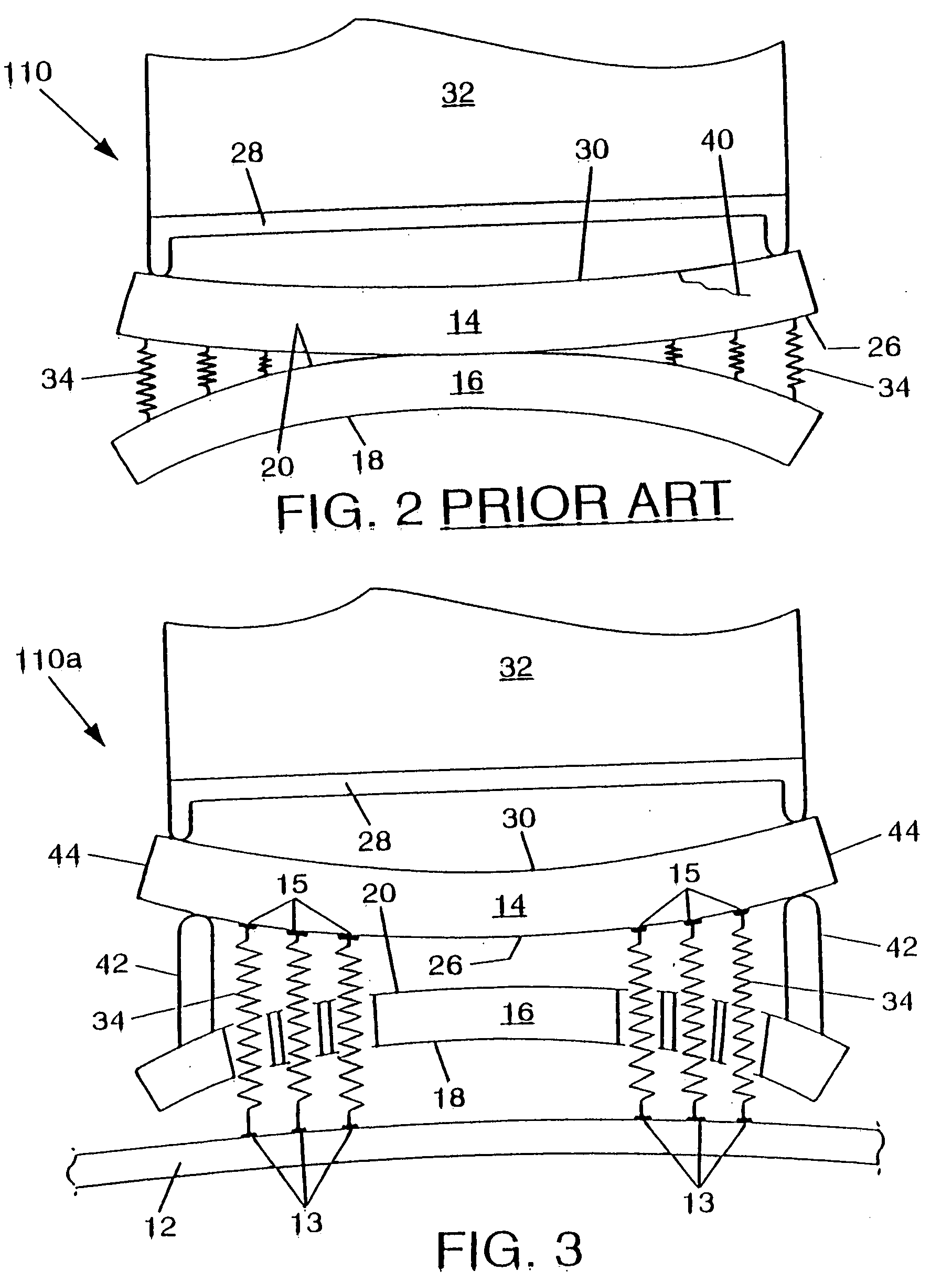 Structure for controlled shock and vibration of electrical interconnects