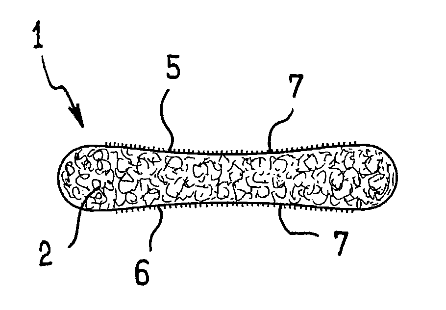 Device for applying a substance, in particular a cosmetic, and its method of manufacture