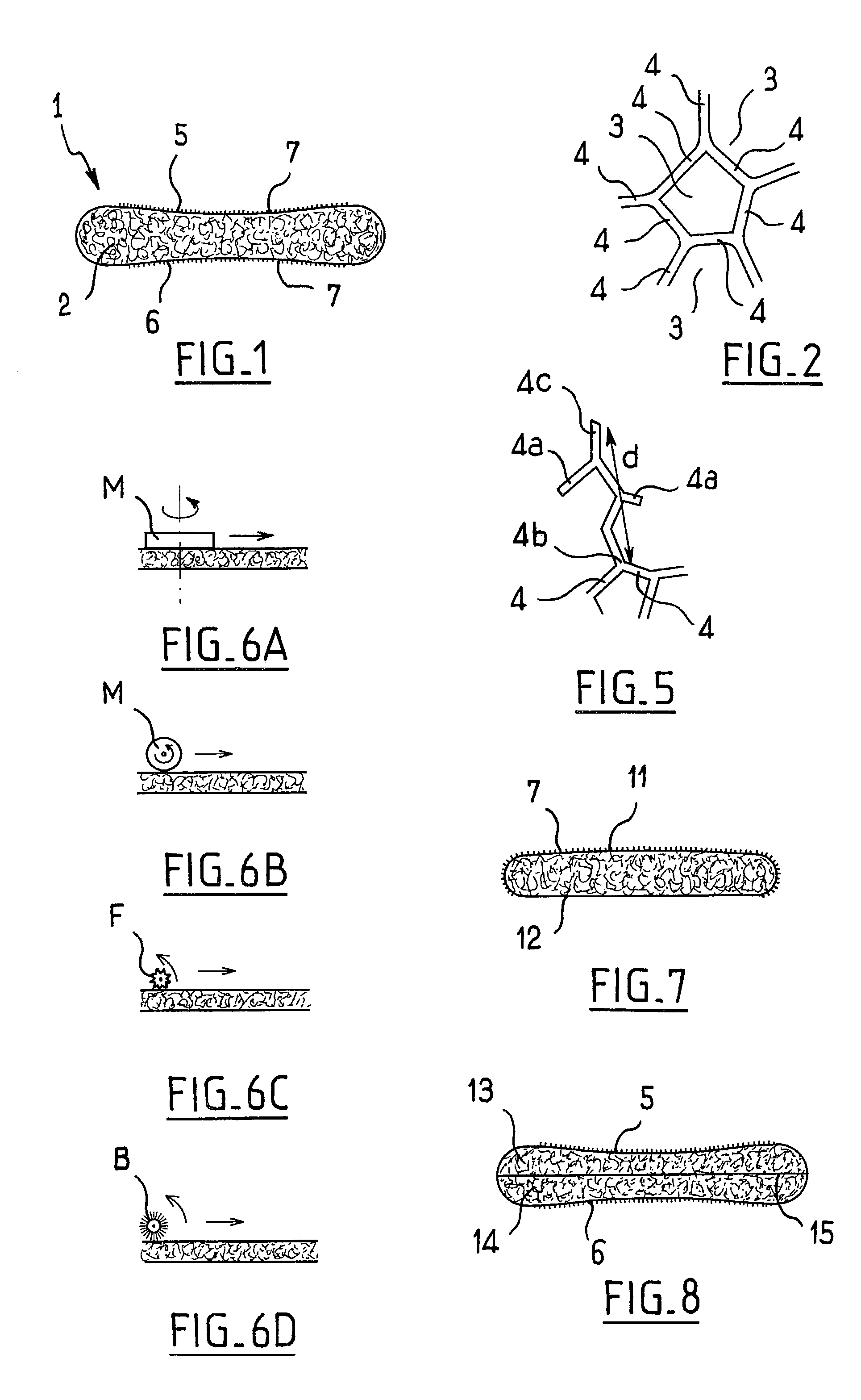 Device for applying a substance, in particular a cosmetic, and its method of manufacture