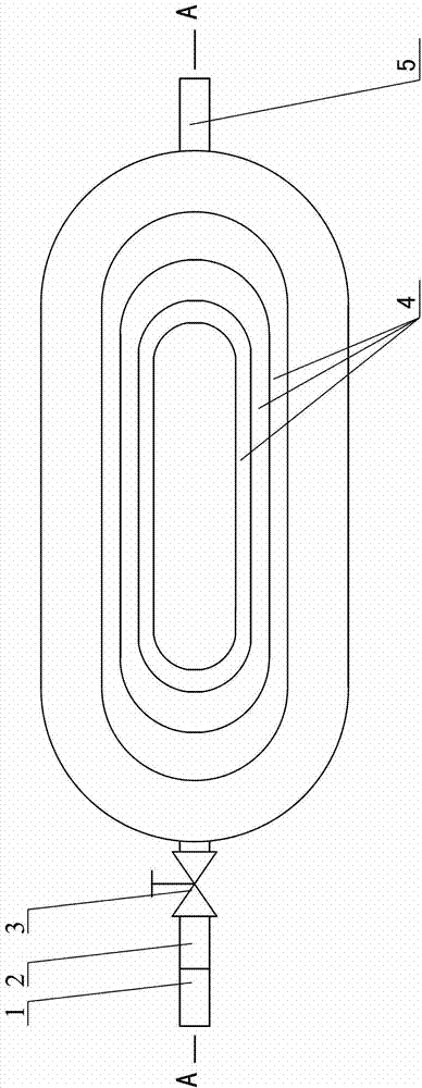 Multi-stage parallel cooling device for high-temperature calcined coke of pot-type calcining furnace