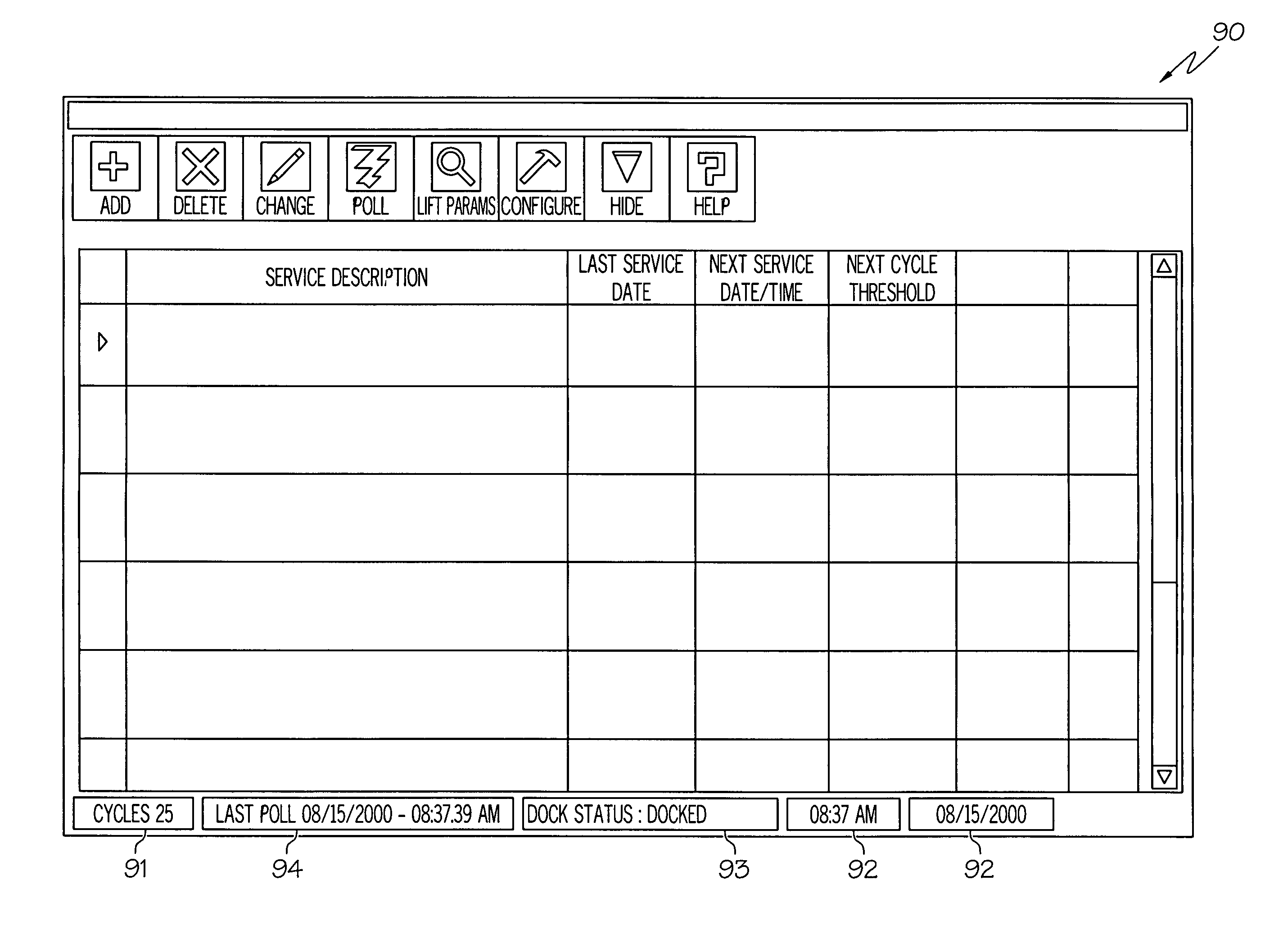 Electronically controlled vehicle lift and vehicle service system