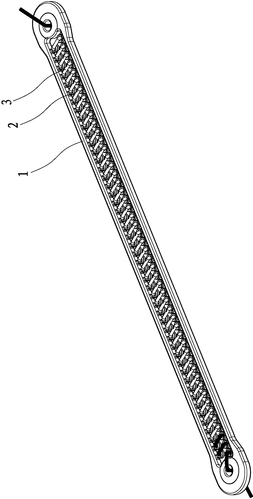 Elastic cable capable of preventing resilience loss and facture caused by overstretch