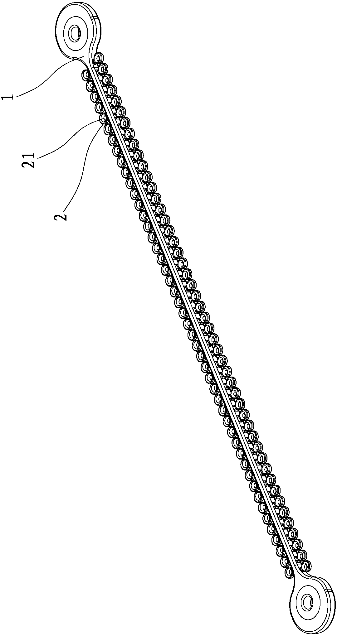 Elastic cable capable of preventing resilience loss and facture caused by overstretch