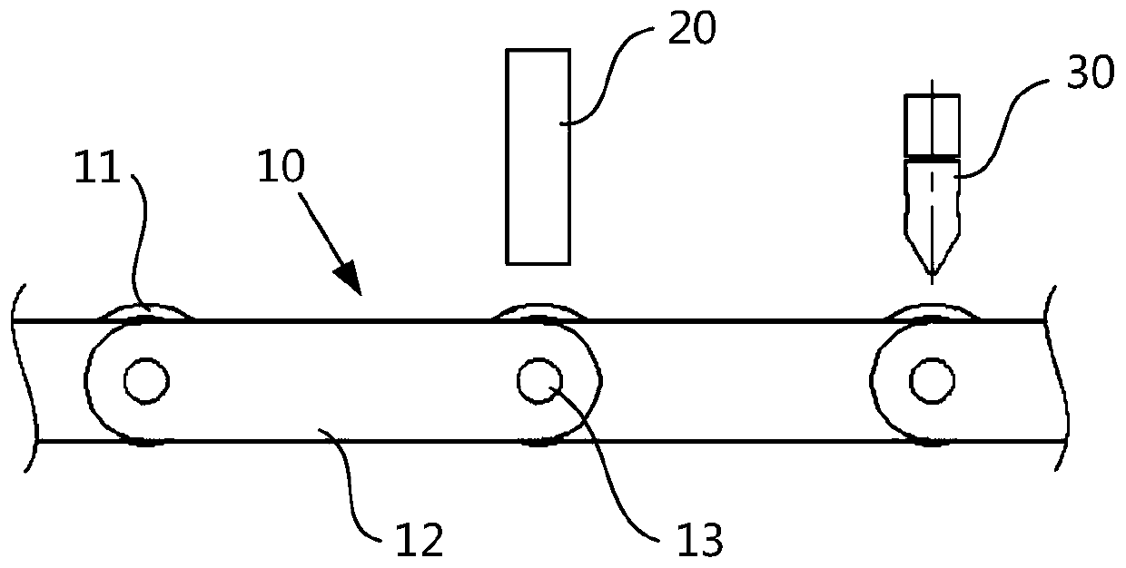 Chain wheel lubricating device and method of chain scraper conveyor, chain scraper conveyor and tobacco storage equipment