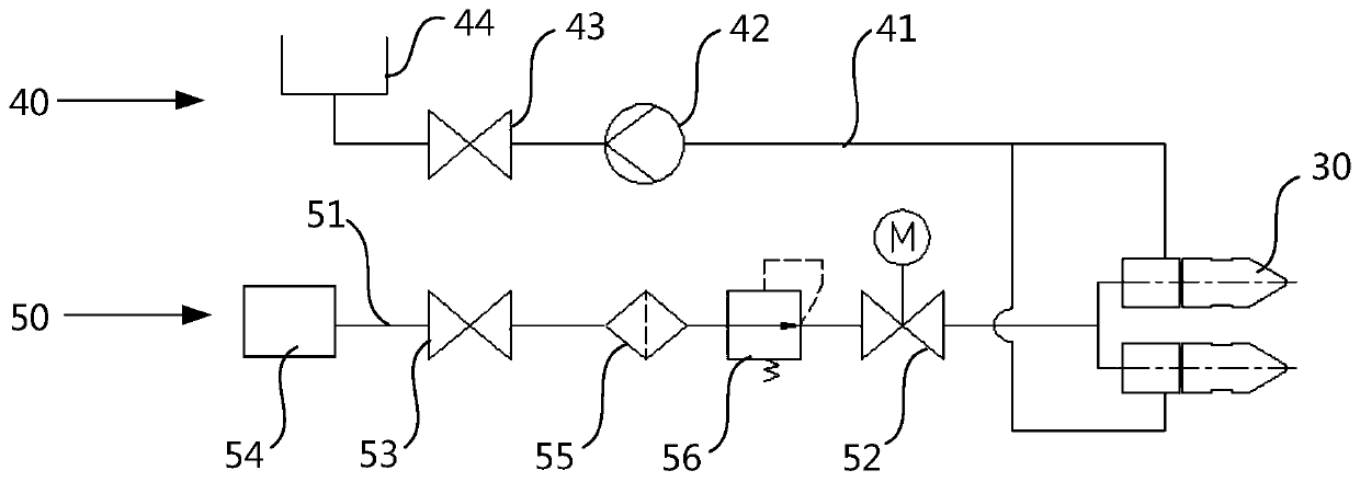 Chain wheel lubricating device and method of chain scraper conveyor, chain scraper conveyor and tobacco storage equipment