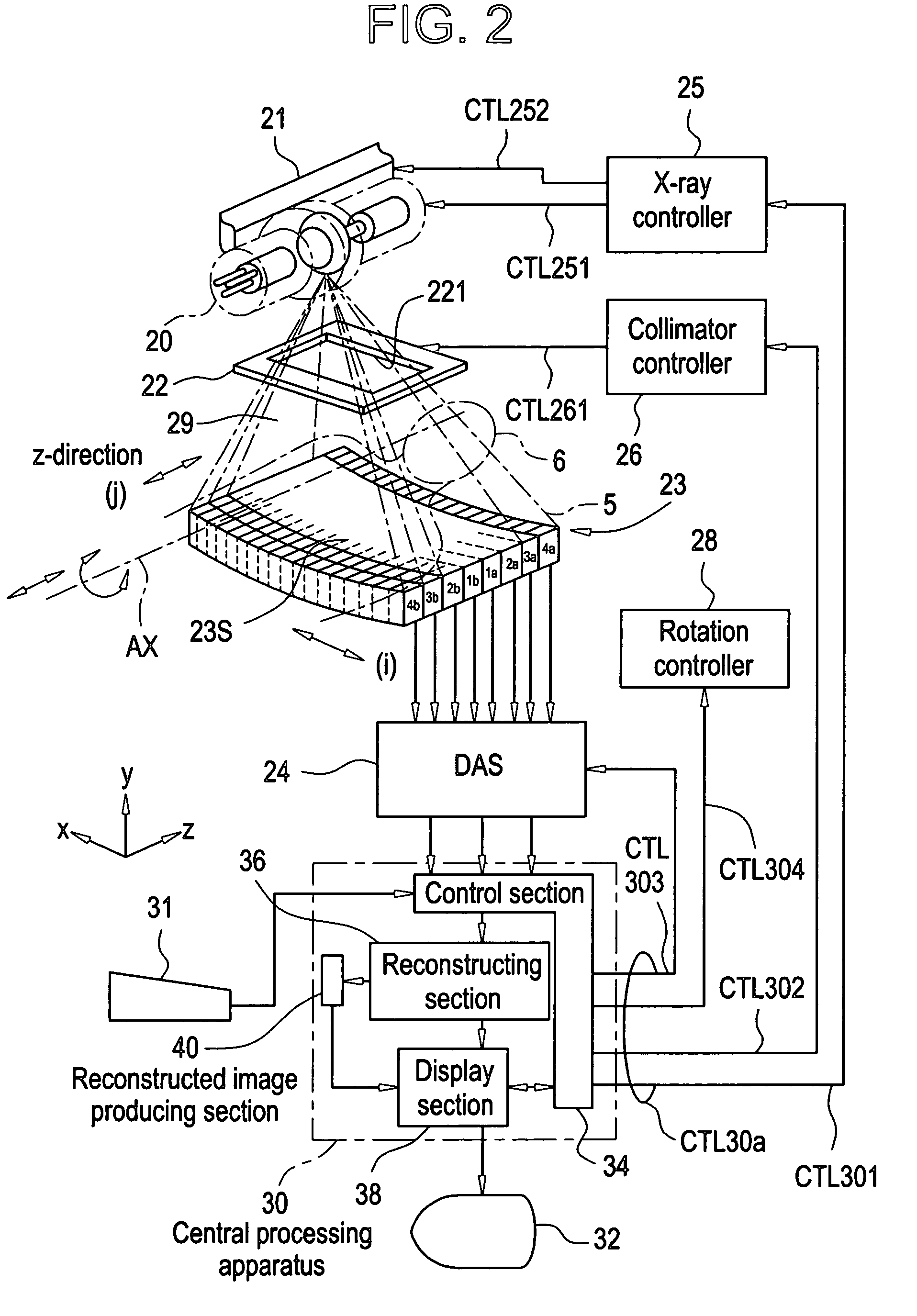 Radiation computed tomography apparatus and tomographic image producing method