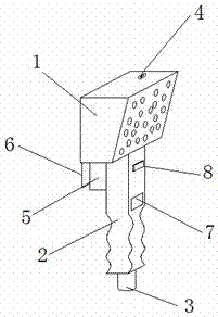 Novel shower nozzle