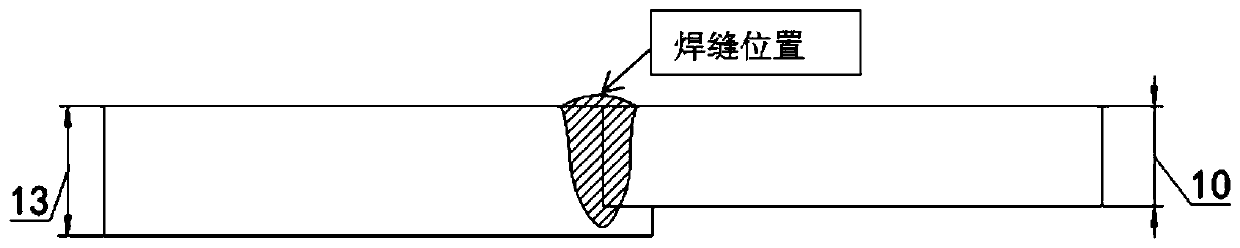 Welding method for eliminating pore defects of aluminum alloy electron beam weld joint