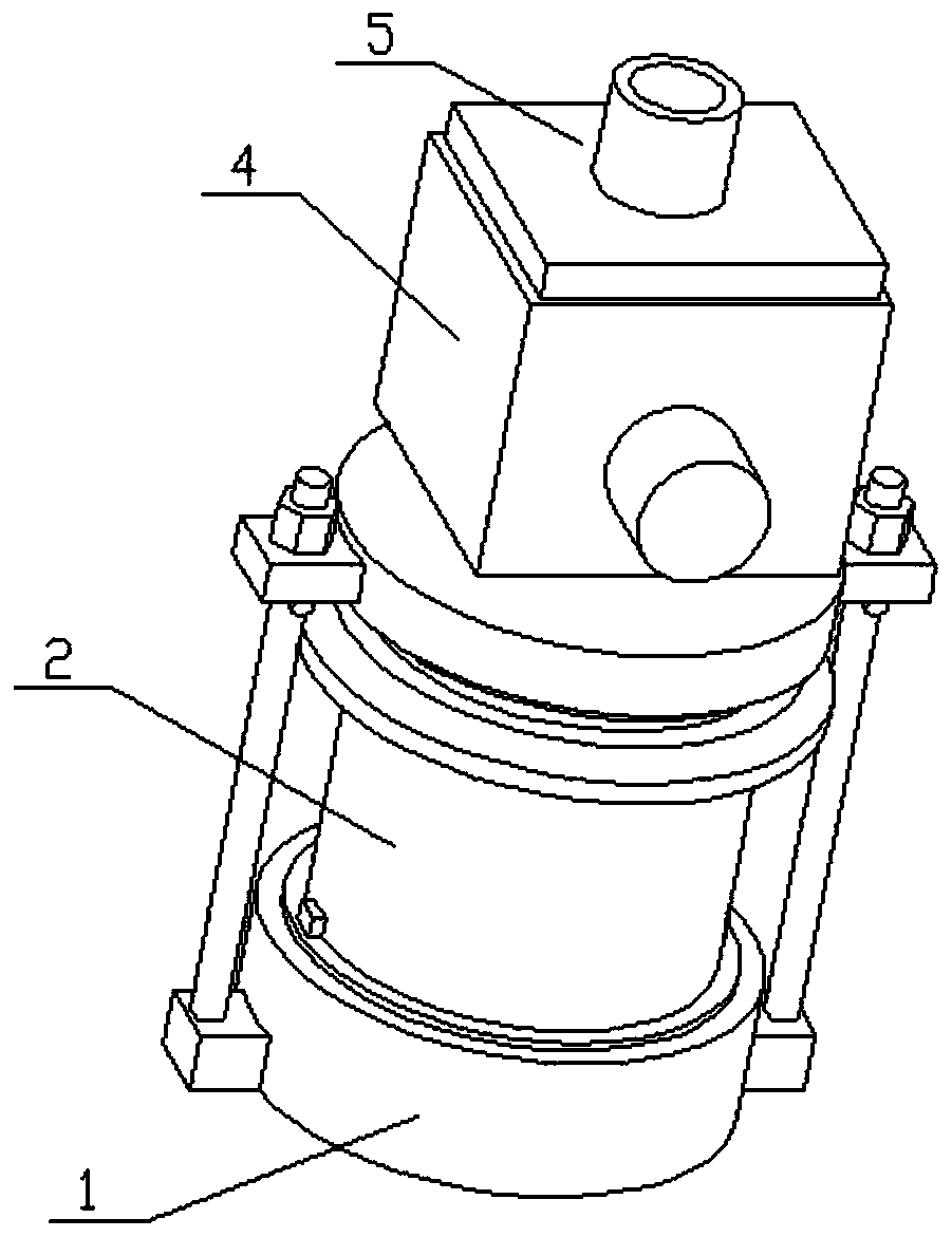 A kind of graphene dry stripping device