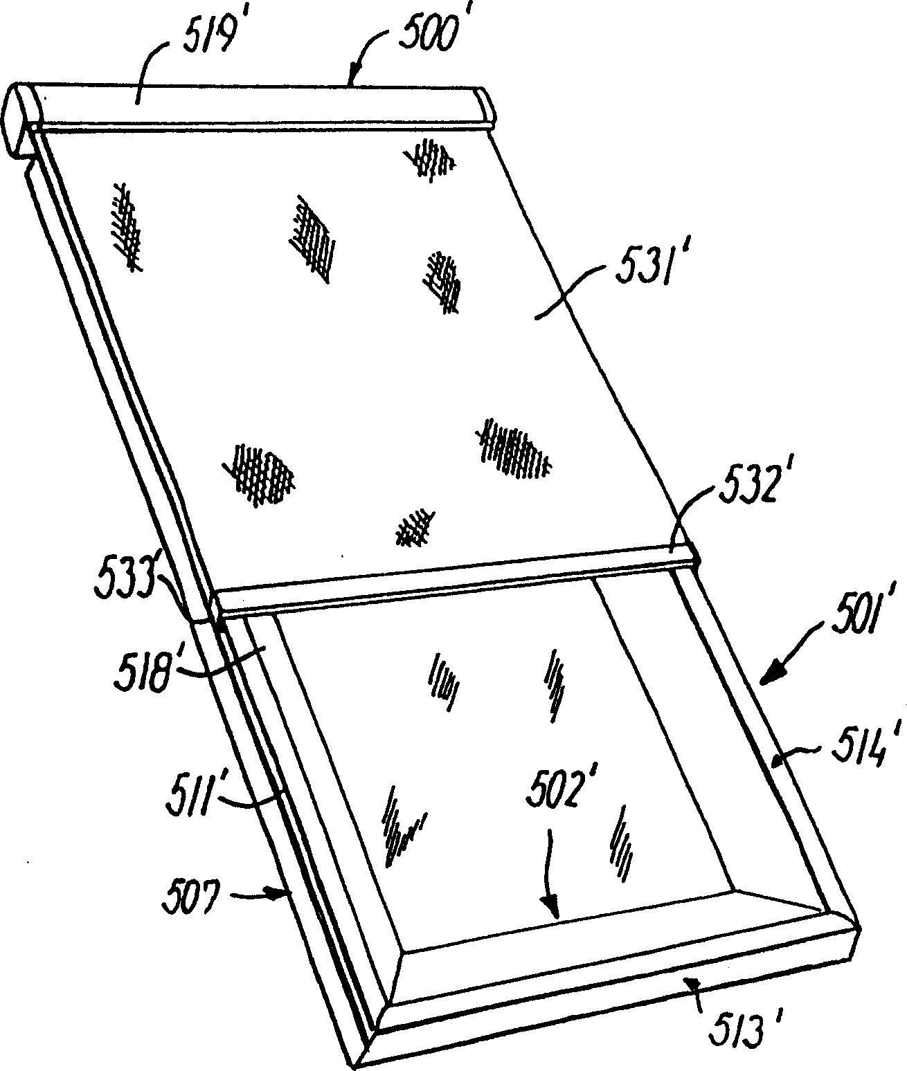 Roof window assembly comprising window component and external screening accessory