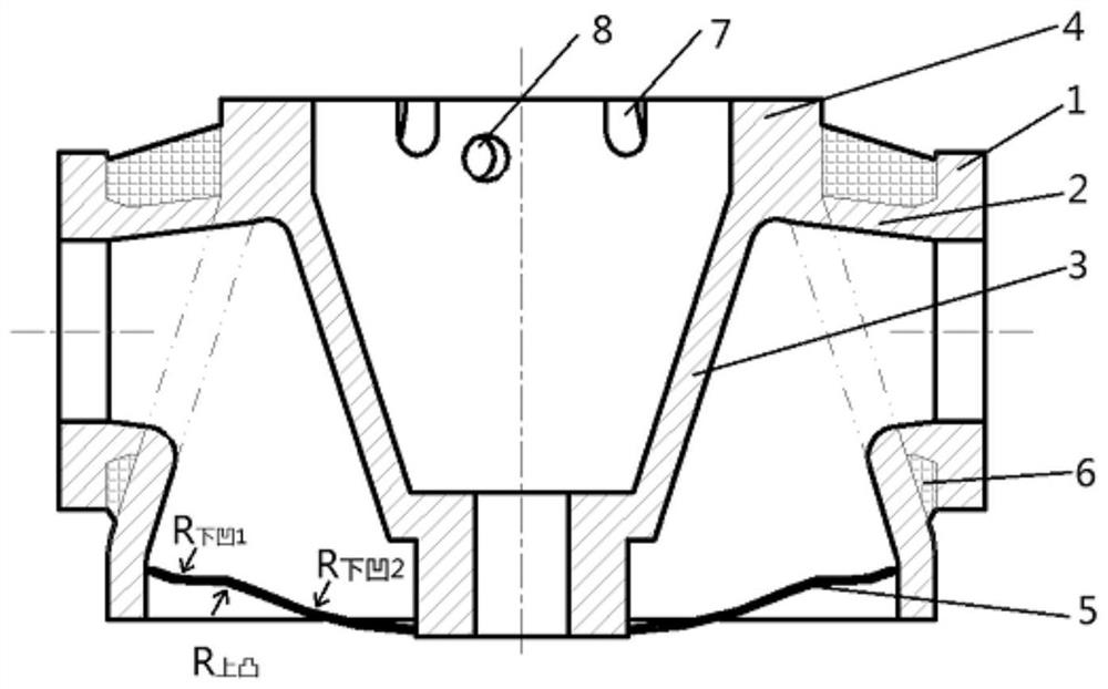 Integrated force-bearing and flow-equalizing top cover device