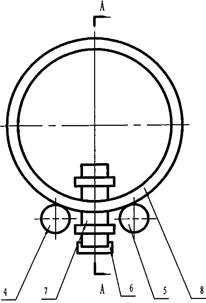 A large bearing ring single magnetic pole unit fork type demagnetization device and demagnetization method