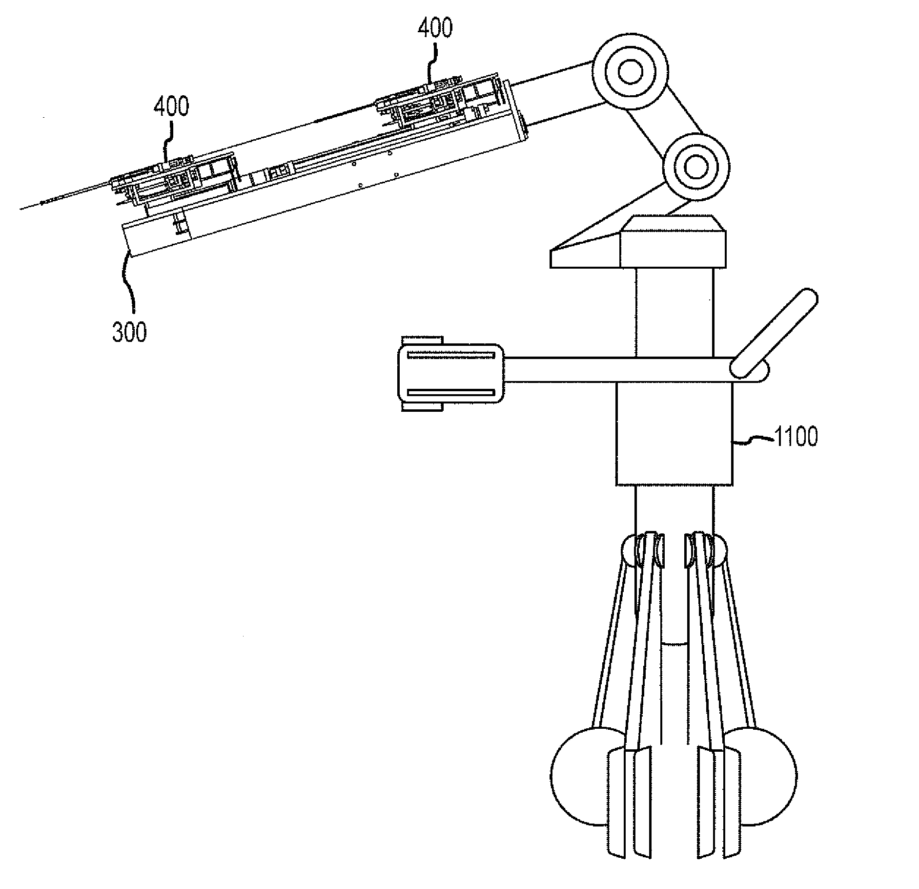 Robotic catheter manipulator assembly