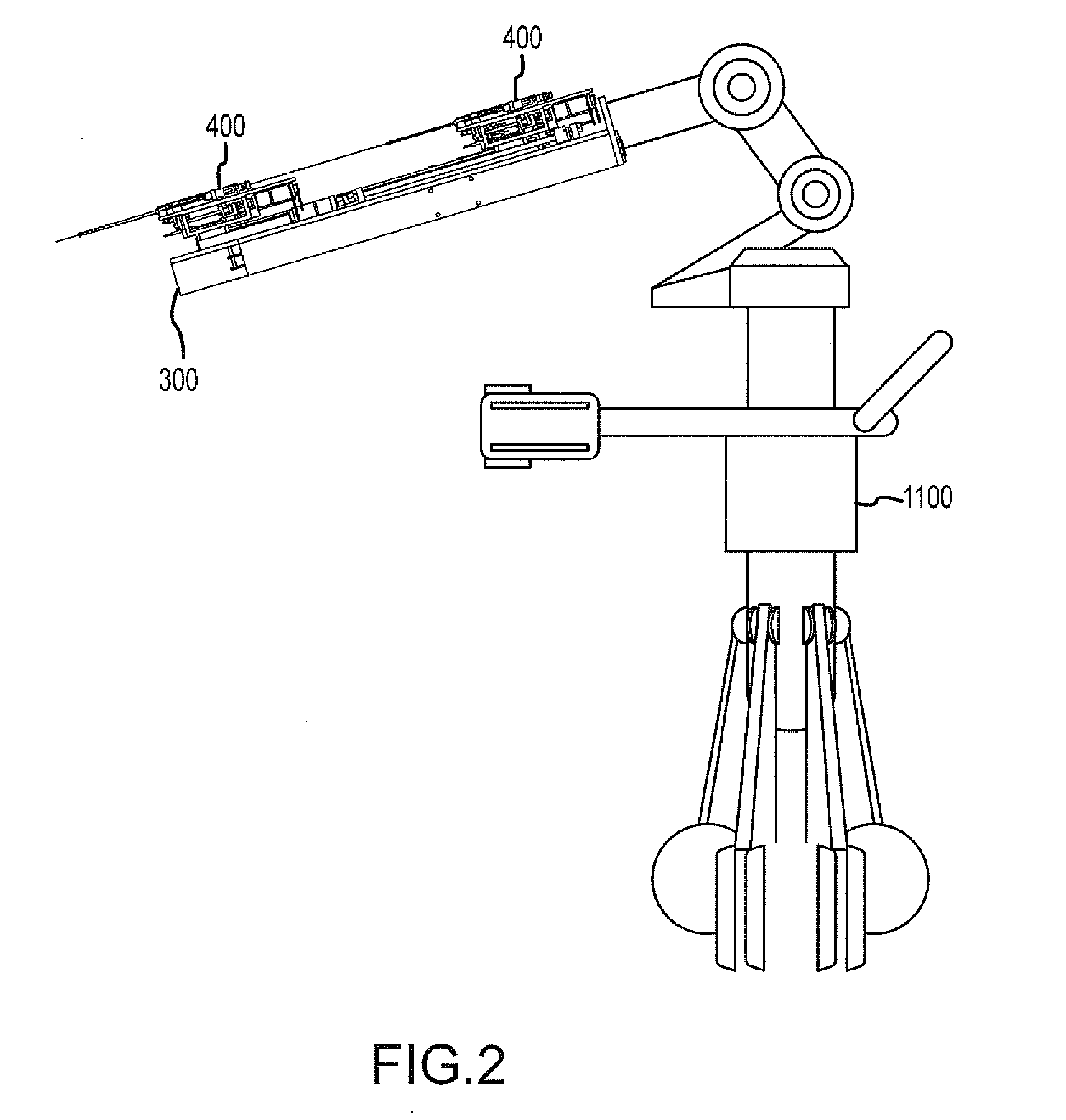 Robotic catheter manipulator assembly