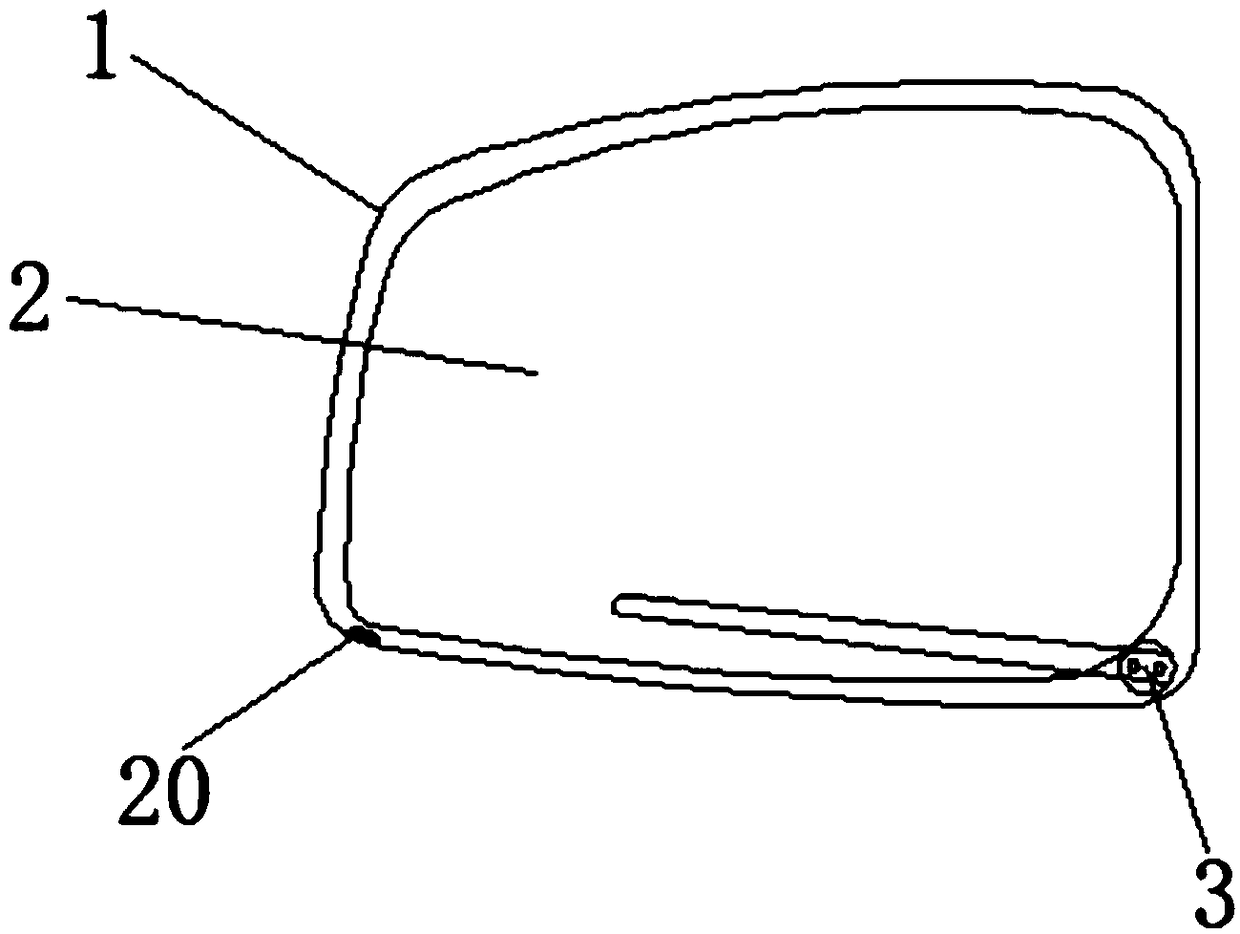 Novel automobile rearview mirror