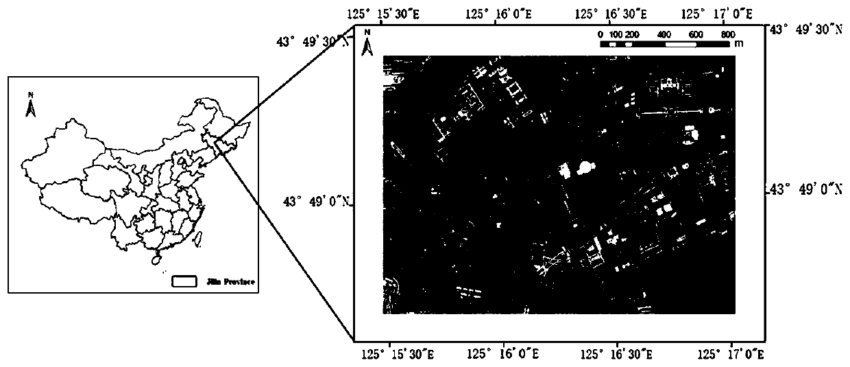 Multi-temporal high-resolution remote sensing image building extraction method based on multi-feature LSTM network