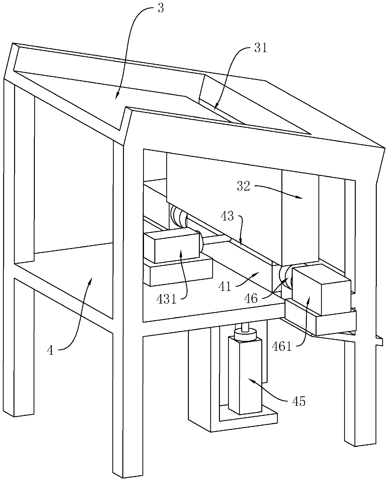 Production system of hoisting anchor rod and process thereof