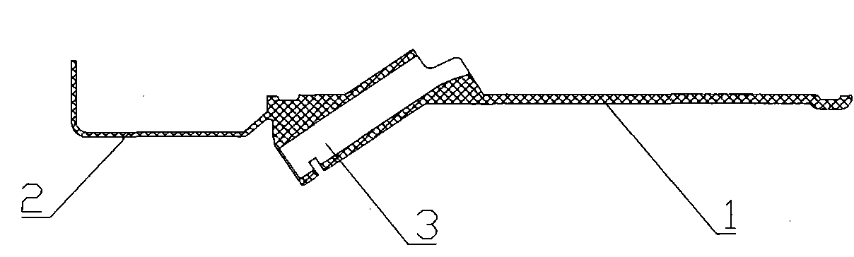 Parking baseplate assembly of drum-in-disc type parking brake