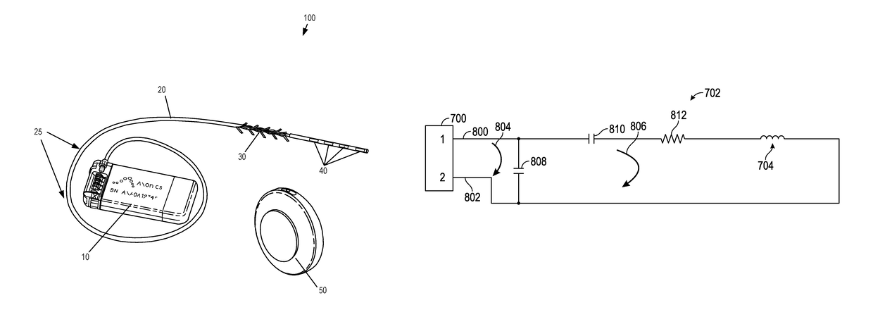 Antenna and methods of use for an implantable nerve stimulator