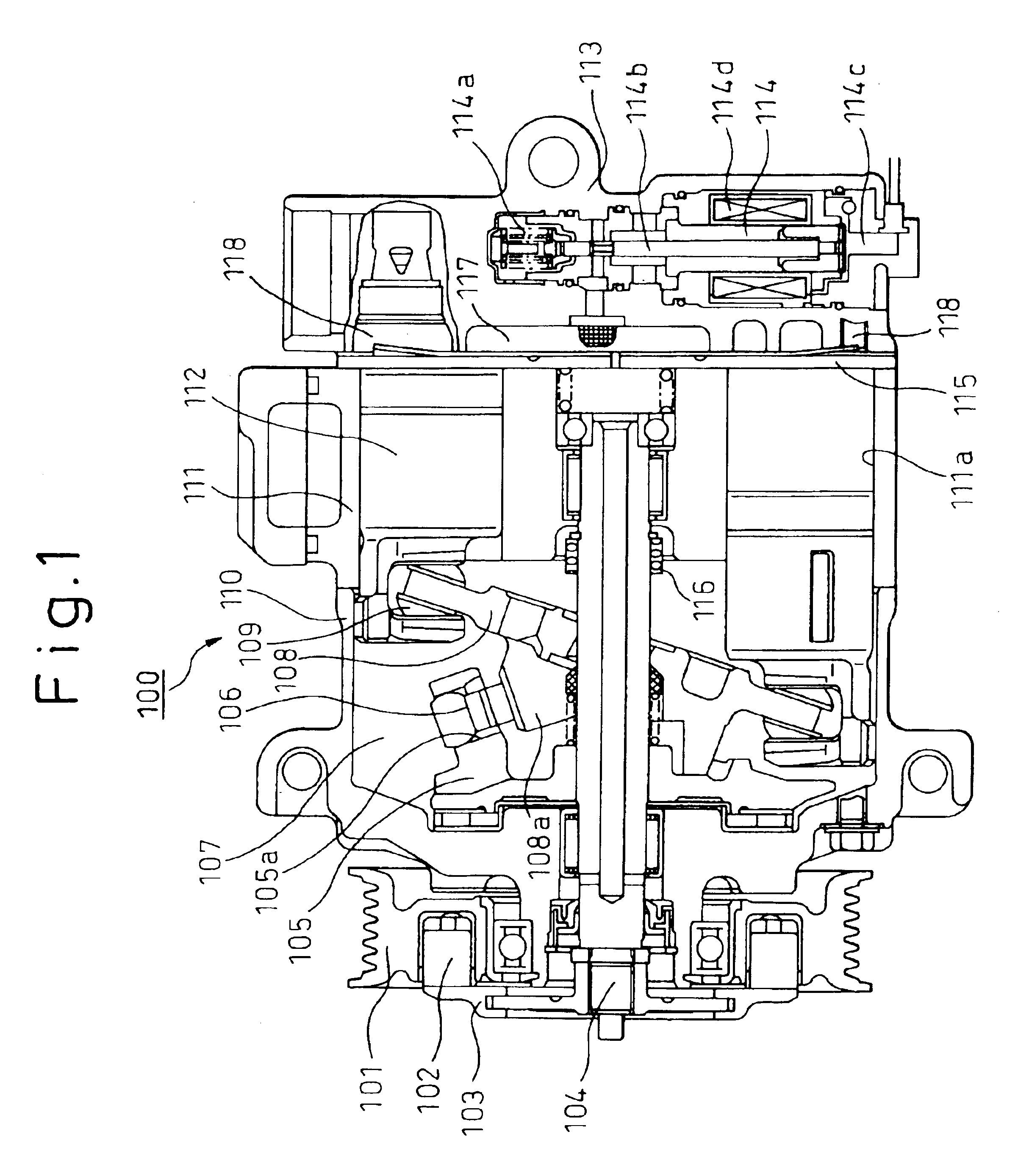 Control unit for variable displacement compressors